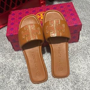 Tory Burch Slides. Worn once! Size women’s 9.5.